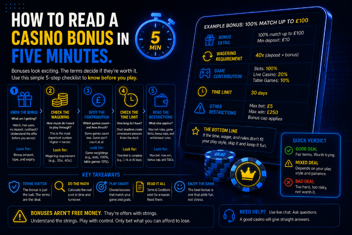Reading a casino bonus